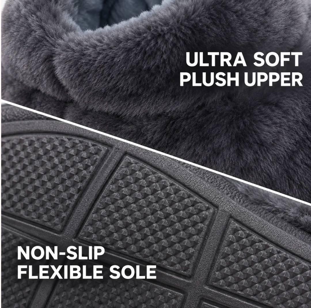 Heated Plush Slippers