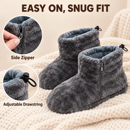 Heated Plush Slippers
